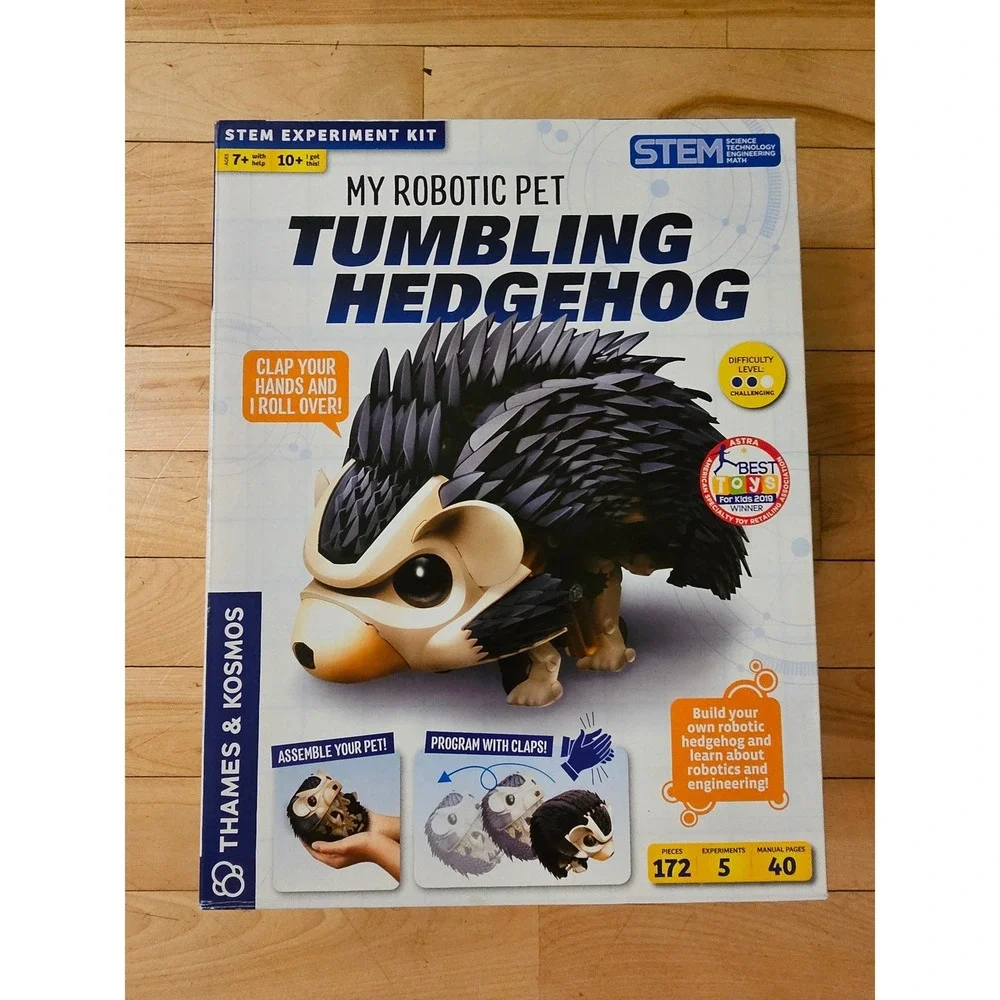 Thames & Kosmos My Robotic Pet Tumbling Hedgehog STEM Experiment Kit 620375